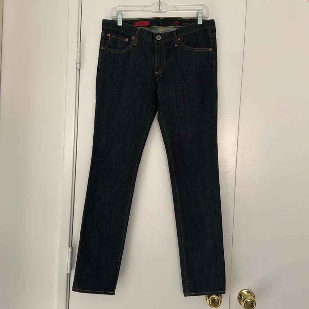 ag Adriano Goldschmied “the stilt” straight leg dark wash jeans size 29R - Picture 13 of 16